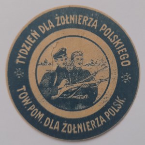 Fundraising stamp Week for Polish Soldier Tow.Pom.dla Żołnierza Polsk.