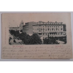 Łódź.Rue Promenade