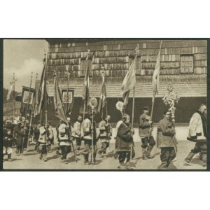 HUCULI - POLONIA DEL SUD: una processione, a cura di M. I. Kolin, Londra, st. seppia, 1910 ca.