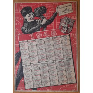 Calendrier des affiches pour 1948