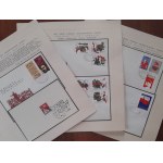 Set of 38 stamp exhibition boards p.t. XXX PRL