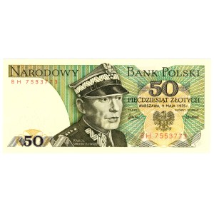 50 Złotych, 1975, seria BH