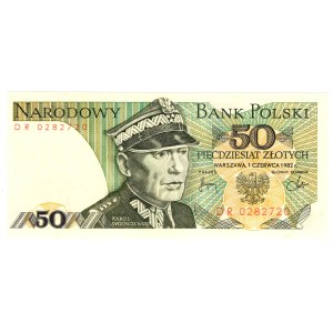 50 Złotych, 1982, seria DR
