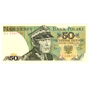 50 Złotych, 1982, seria DZ