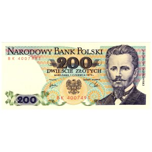 200 Złotych 1979, seria BK