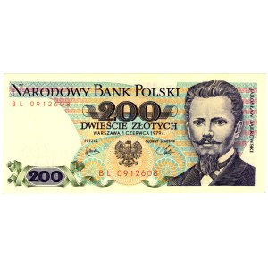 200 Złotych 1979, seria BL
