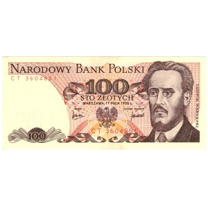 100 Złotych, 1976, seria CT