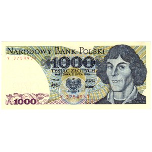 1000 Złotych, 1975, seria Y