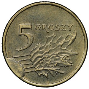 5 pennies 1999 - punching out the stamp