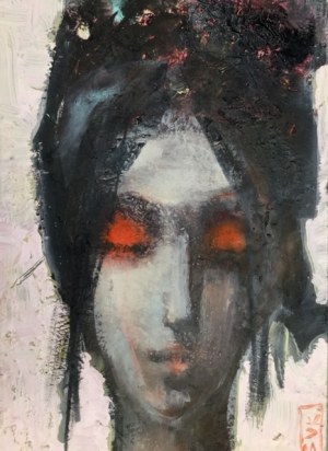 Olga Bukowska, Zimowa wiśnia, 2018
