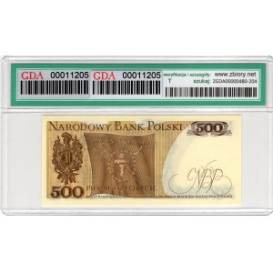 500 Złotych 1979, seria BY