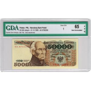 50 000 Złotych 1989, seria AK