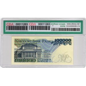 100 000 Złotych 1990, seria BW