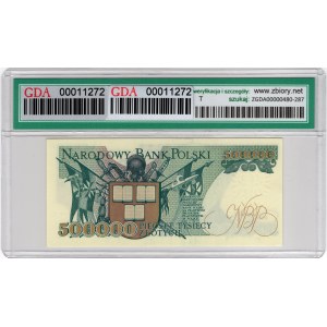 500 000 Złotych 1990, seria W