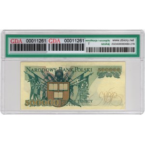 500 000 Złotych 1990, seria F