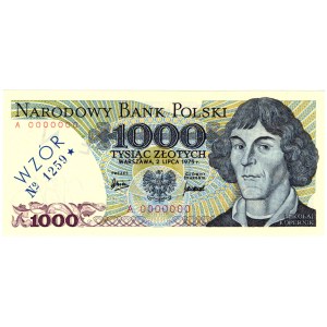 1 000 złotych 1975, seria A, WZÓR No. 1259