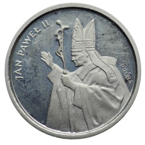 SAMPLE OF NICHOLS, 1,000 gold 1987, John Paul II
