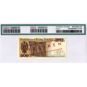 500 złotych 1979, seria AZ, WZÓR No. 2328