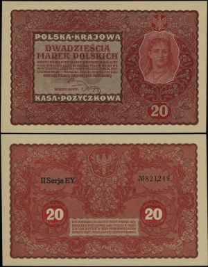 Poland, 20 Polish marks, 23.08.1919