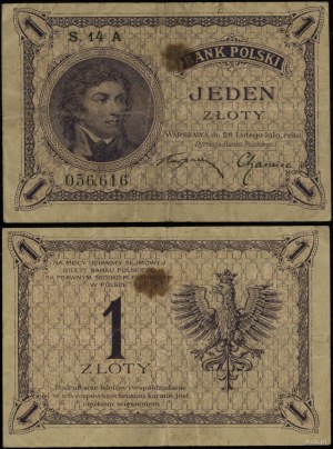 Poland, 1 zloty, 28.02.1919