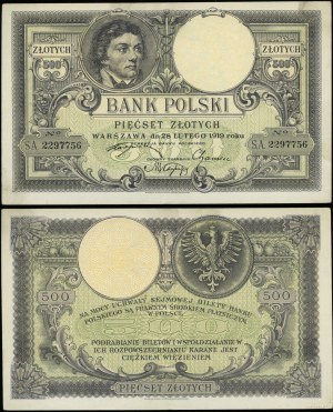 Poland, 500 zloty, 28.02.1919