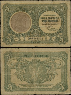 Poland, 5 gold, 1.05.1925