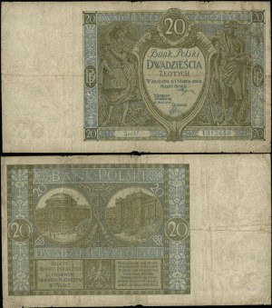 Poland, 20 zloty, 1.03.1926