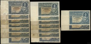 Poland, set: 16 x 20 gold, 20.06.1931