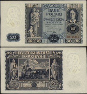 Poland, 20 zloty, 11.11.1936