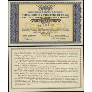 Polska, bon na 20 złotych, 1.06.1939