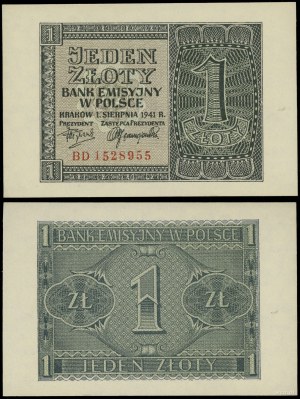 Poland, 1 zloty, 1.08.1941
