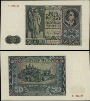 Poland, 50 zloty, 1.08.1941
