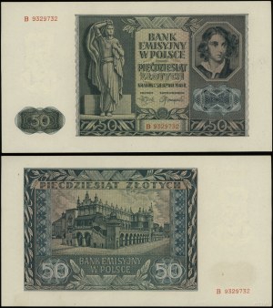 Poland, set: 2 x 50 zloty, 1.08.1941