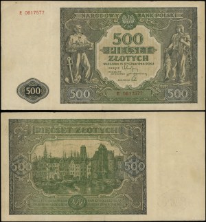 Poland, 500 zloty, 15.01.1946