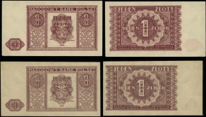 Poland, set: 2 x 1 gold, 15.05.1946