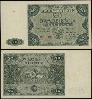 Poland, 20 zloty, 15.07.1947