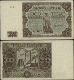 Poland, 1,000 zloty, 15.07.1947