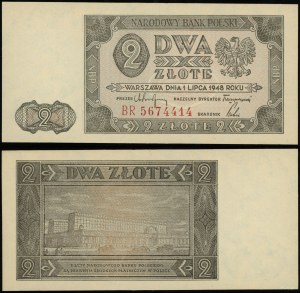 Poland, 2 zloty, 1.07.1948