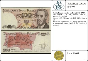Poland, 100 zloty, 17.05.1976
