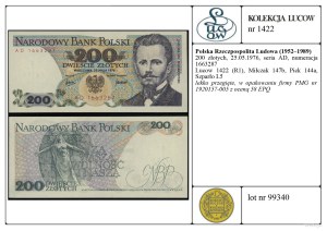 Poland, 200 zloty, 25.05.1976