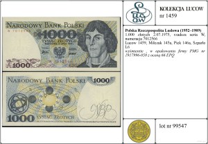 Poland, 1,000 zloty, 2.07.1975