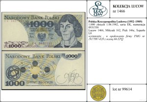 Poland, 1,000 zloty, 1.06.1982