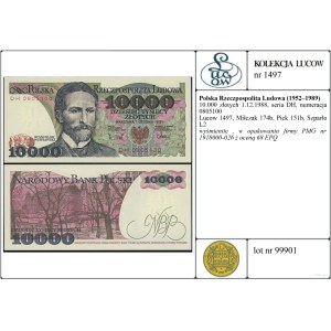 Polska, 10.000 złotych, 1.12.1988