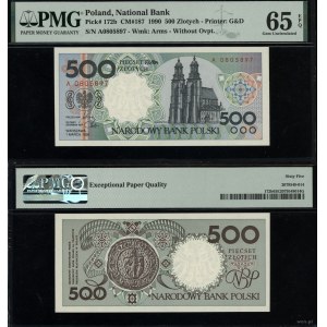 Polska, 500 złotych, 1.03.1990