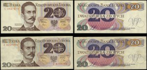 Poland, set: 2 x 20 gold, 1.06.1982