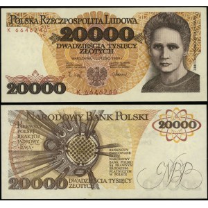Polska, 20.000 złotych, 1.02.1989