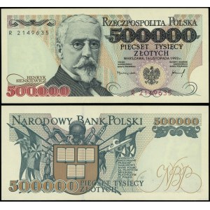 Poland, 500,000 zloty, 16.11.1993, R