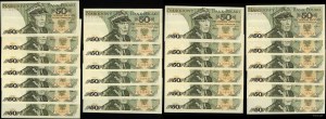 Poland, set: 25 x 50 zloty, 1.06.1986