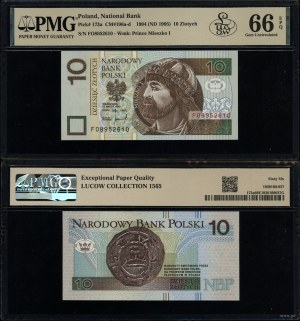 Poland, 10 zloty, 25.03.1994