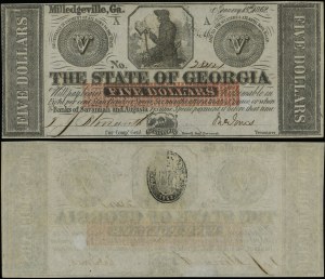 United States of America (USA), $5, 15.01.1862